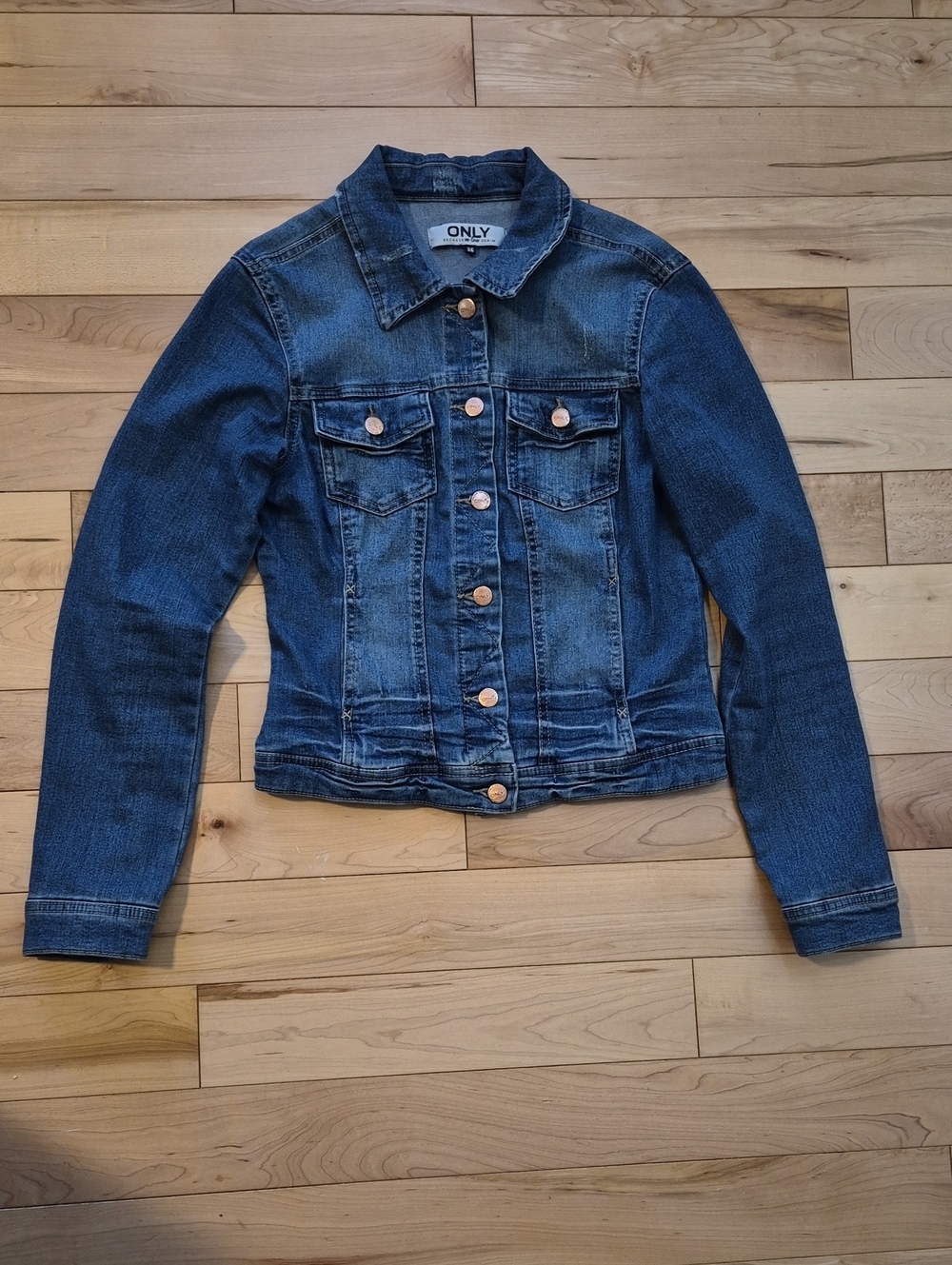 ONLY Size Small (I Believe) Classic Indigo Denim Jacket